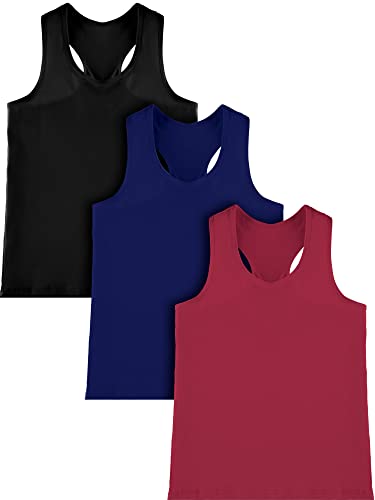 Image of Boao Girls Dance Tank Top Racerback Crop Tank Top Sleeveless Dance Outfit for Ballet Gymnastics Athletic Wear