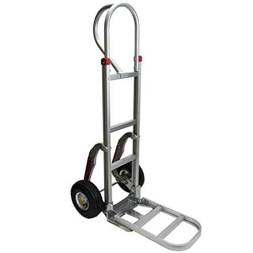 Milwaukee Hand Trucks 30022 Pail Truck with Single Handle and 10-Inch Pneumatic Tires