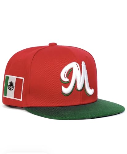 Gorra de béisbol ajustable para hombre rojo y azul miniatura 2