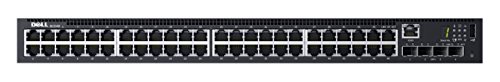 Dell Networking N1548, 48x 1GbE + 4X 10GbE SFP+ Fixed Ports, 210-AEVZ (+ 4X 10GbE SFP+ Fixed Ports, Stacking, IO to PSU Airflow, AC) miniatura 1