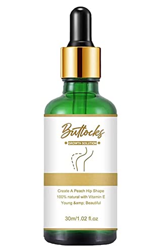 Hiplift Buttocks Organic Essential Oil, Butt Firming Enhancement Essential Oil for Women, Natural Herbal Hip Lift Up Massage Oilï¼ŒHip Butt Firm Essence ï¼ˆ30MLï¼‰ (1)