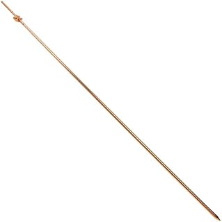 4' ft Foot Copper Coated Steel Ground Rod 3/8" For Electric Fences