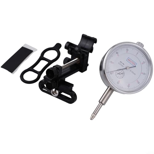 Wheel Truing Stand, Bike Rims Adjustment Tools Portable Bike Wheel Repair Tuning Tool with Percentage indicator (Black)