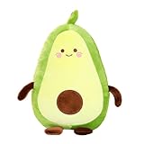 Xiyocadt Avocado Plüschtier, Weiche Kuscheltier Avocado Kissen, Ostergeschenke für Kinder, Gefüllte PlüschKissen Spielzeug, Sofa Rückenkissen,Kuscheltier Kissen Geschenk Für Kinder (40cm)