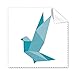 Origa Grenn Pigeon Pattern Cleaning Cloth Phone Screen Glasses Cleaner 5pcs