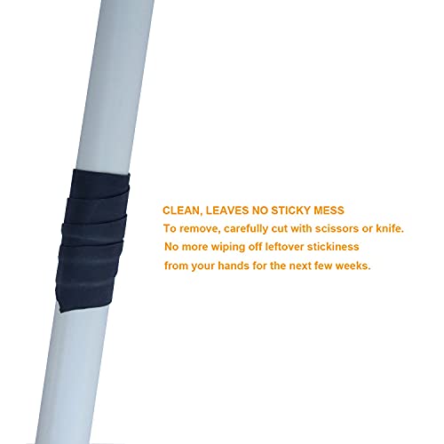 Lichamp 6-Pack Seal Self Fusing Rubber Tape for Electric Cable Splicing and Pipe Water Leak Repair, 1-inch x 10-feet x 6 Rolls