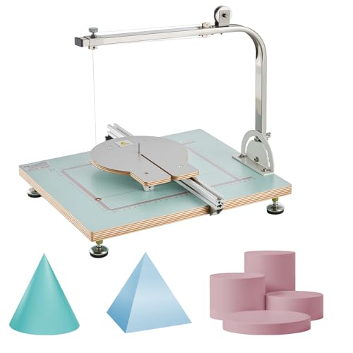 VEVOR Hot Wire Foam Cutter 58W Electric Styrofoam Cutter with Variable Temperature Control Portable Tabletop Cutting Tool with 10.24 Max. Cutting Thickness for Foam KT Board Low-Density Sponge