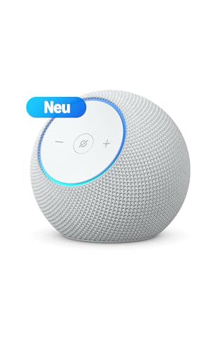 Amazon Echo Dot Max (neueste Generation), Alexa-Lautsprecher mit raumfüllendem Klang und integriertem Smart-Home-Hub, Weiß