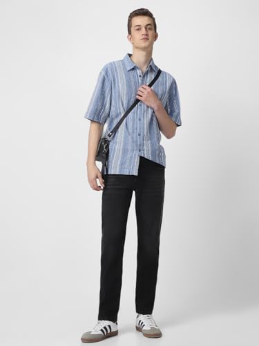 Image of Neostreak Men's Regular Fit Heavy Washed Jeans Stretchable