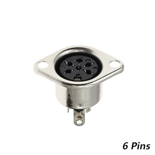 Conector de cable MIDI DIN hembra 6P con chasis estable para una transmisión de audio sin cortes 2