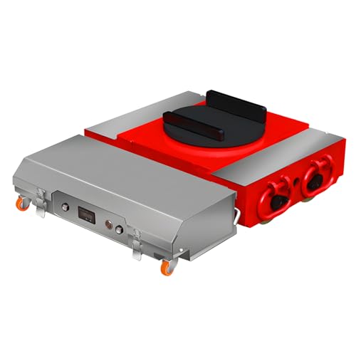 JIN YANG HU 20 Ton Electric Machinery Skate Dolly,Electric Remote Control Machinery Moving Skate, Industrial Heavy Machine Skate for Warehouse and Workshop