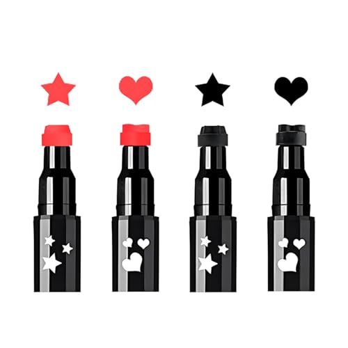 Set de delineadores líquidos Face Stamp rojo y negro