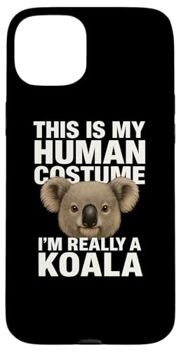 Funny This is My Human Costume Koala Animal Lover Shirt Hülle für iPhone 15 Plus Funny This is My Human Costume Koala Animal Lover Shirt Hülle für iPhone 15 Plus