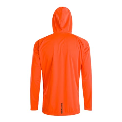 Chaqueta de lluvia Gist impermeable transpirable con capucha naranja XL 2