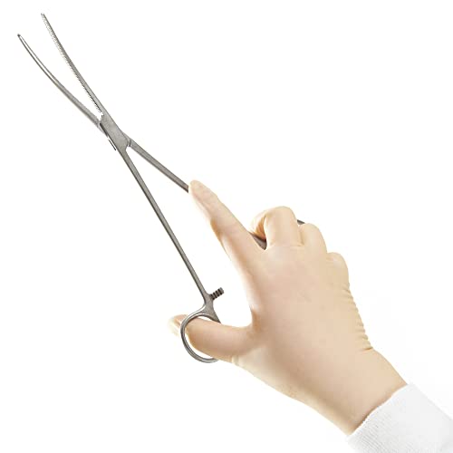 Surgical Online 302686001723 Set Of 2 Premium Quality 12 Inch Rochester Pean Hemostat Forceps Straight & Curved Clamps Three Locking Positions - Surgicalonline thumb #3