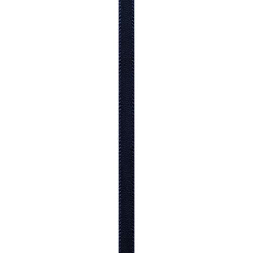 Image of Offray 067833 3 /8 inch Wide Single Face Satin Ribbon, Navy Blue, 6 Yds