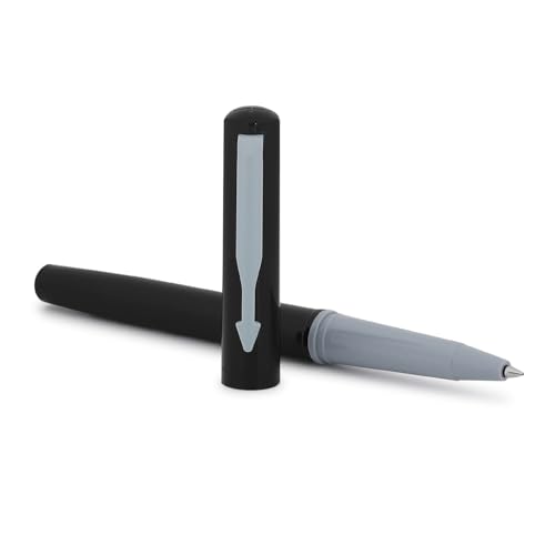 Image of Parker Beta Neo Chrome Trim Roller Ball Pen| Black Body Color| Ink Color - Blue | Perfect for Corporate Gifting | Elite Pen for Professionals