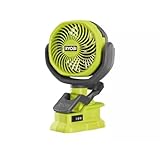 Birsppy RYOBI 18V ONE+ Cordless 4 in Clamp Fan (Tool Only)
