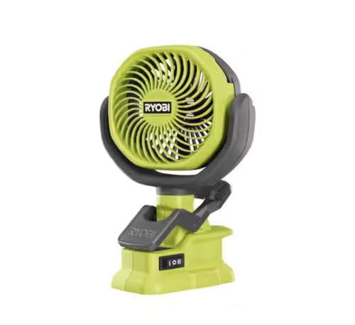 Birsppy RYOBI 18V ONE+ Cordless 4 in Clamp Fan (Tool Only)