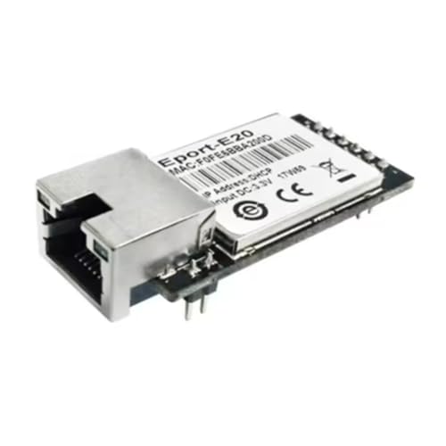 JOFUUM Servidor de Red Eport-E20 Puerto FreeRTOS TTL Serie A Ethernet Módulo Integrado DHCP 3.3V IP Telnet WiFi