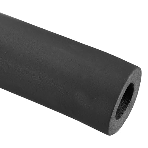 PATIKIL 74.8L x 4-1/4ID x 0.8T Pipe Insulation Foam Tube Water Pipe Insulation Tubing Heat Preservation for Plumbing Water AC Pipe Sprinkler Spigot Black
