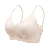 Seitop Nursing Bras for Breastfeeding Comfort Seamless Maternity Bra Pregnancy Wireless Sleep Bralet