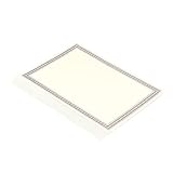 Parliky 15pièces Pack Papier De Certificat Avec Bordure Métallique Dorée Relief Pour École Et De Prix