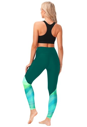 Image of AOBUTE Women Swim Pants UPF 50+ Rash Guard Pants High Waisted Swimming Leggings