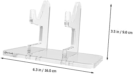 NUOBESTY Oyun konsolu tutacağı, akrilik oyun pedi, çift taraflı yapışkan bantlı, oyun konsolu, oturma odası, ev ofisi, oyun aksesuarı - Görsel 3