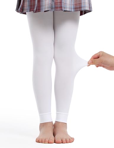 Girls Footless Tights for Dance Ballet Super Soft Leggings for Toddler Students Children Stockings2