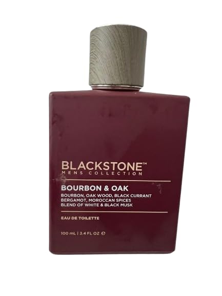 Bourbon & Oak Fragance for Man by Blackstone, 3.4 FL OZ, 100 ml