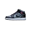 Nike Kids Air Jordan 1 Retro High OG GS Basketball Shoe, Dk Marina Blue/Black-white, 3.5