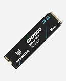 Acer Predator GM7000 Gaming SSD 2 to - Jusqu’à 7400 Mo/s en Lecture - M.2 2280 NVMe PCIe Gen4 avec Cache DRAM, SSD Interne pour Ordinateur Portable et de Bureau - Compatible PS5 - 9