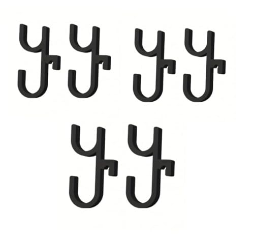 Universal Car Umbrella Holder - 6 Pack Waterproof Trunk Hooks, No-Drill Installation Drip-Free Storage Organizer for Cars, SUVs, Trucks