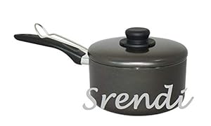 Srendi® 20cm and 22cm Non Stick Chip Pan with Lid & Wire Basket Aluminium Deep Fryer Saucepan Made in UK (8 Inches - 20cm)