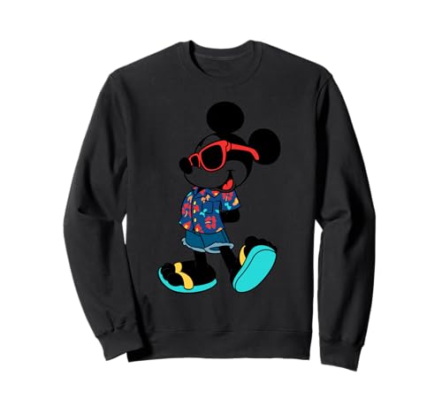 Sweat Mickey Mouse motif estival coupe ajustée finition haut de gamme
