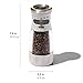 OXO Good Grips Contoured Mess-Free Pepper Grinder, Adjustable Ceramic Grinder with Five Settings, Black Pepper Mill for Home and Kitchen, Spice Tool and Kitchen Gadget
