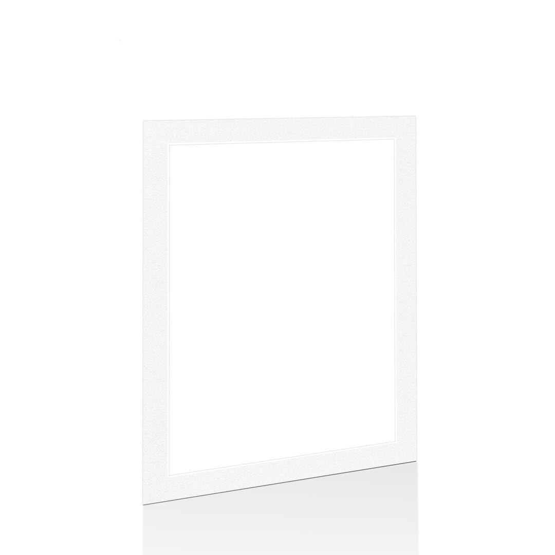 Procut Global 80x60cm White Picture Mounts for Frames - Fits 70x50cm Aperture Size - Precision Cut Cardboard Photo Mounts - Mat Board for Prints, Artwork & Paintings โ image 1