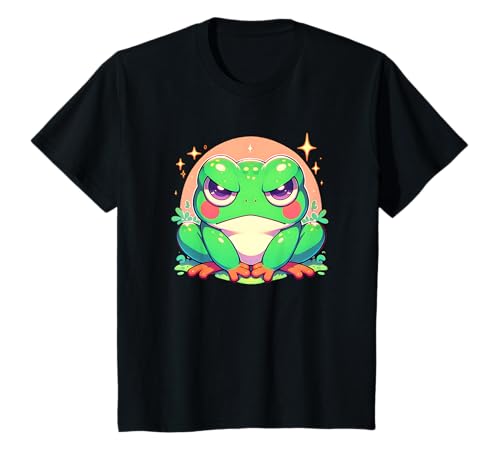 Niños Grumpy Frog Cute Tween - Gráfico para niñas pequeñas Camiseta