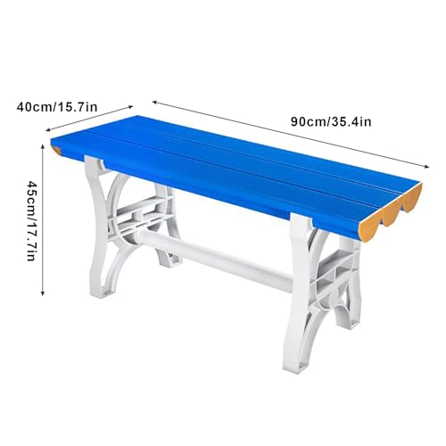 Banco impermeable para gimnasio con soporte de 500 kg en plástico ABS 2
