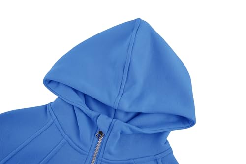 Girls' Hoodies Sweatshirts Half Zipper Pullover Crop Tops for Teen Girls Long Sleeve Sweater Thumb Hole - Image 6