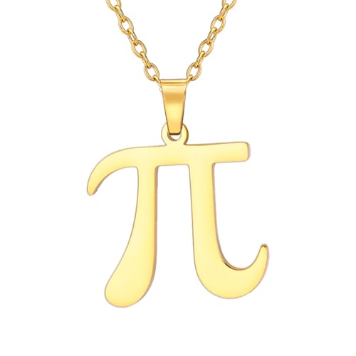 Pendentif mathématique PI en acier léger pour le quotidien des profs