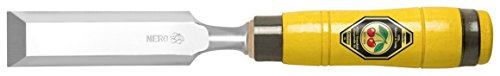 Kirschen 1205040 Zimmermannsbeitel / Stemmeisen „Nero“ ; Beitel halblang, schwer, extra stark mit Seitenfasen, Weißbuchenheft (schwer, rund), von Hand geschmiedet ; ±HRc61, Winkel: 25°, Stärke: 40 mm