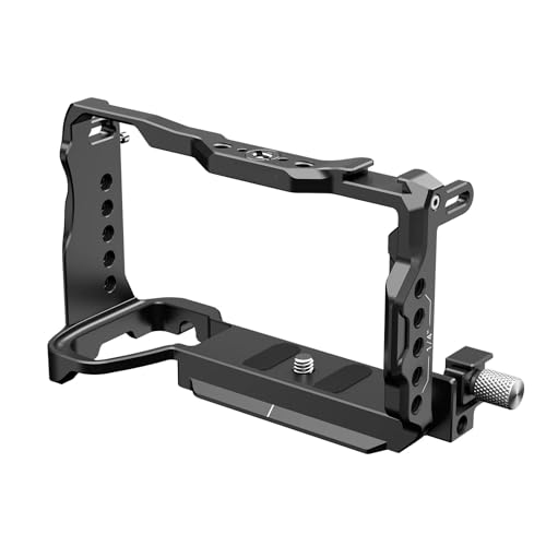 �݊���������܂�Sony A6700�p���^���J�����P�[�W�X�^�r���C�U�[���O�A1/4�C���`�����3/8�C���`�l�W���t���A���~�j�E��������