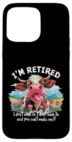 ���ނ����� I'm Done You Can't Make Me Funny Humor �X�}�z�P�[�X iPhone 15 Pro Max �p