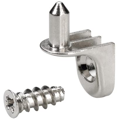 Preisvergleich Produktbild Sekura 7-Bodenträger zum Anschrauben, vernickelt 5 mm, 16 Stück