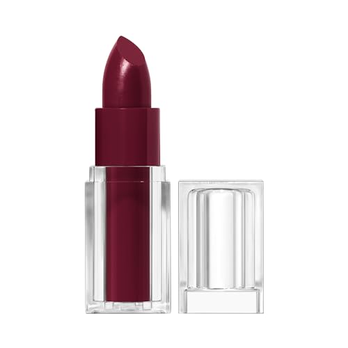 CoverGirl Clean Lip Color, Mulberry, Satin Finish, Squalane, Avocado & Aloe, Carmine-Free, Non-Drying, 0.12oz