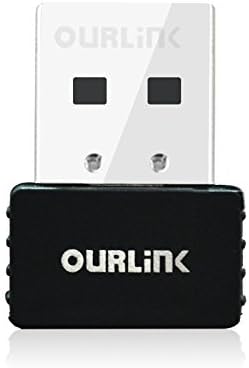 OURLINK 600Mbps AC600 Dual Band USB WiFi Dongle & Wireless Network Adapter for Laptop/Desktop Computer - Backward Compatible with 802.11 a/b/g/n Products (2.4 GHz 150Mbps, 5GHz 433Mbps)