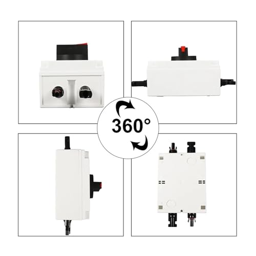Interrupteur sectionneur DC 32A 4P PV IP66 commutateur de transfert étanche extérieur - 4