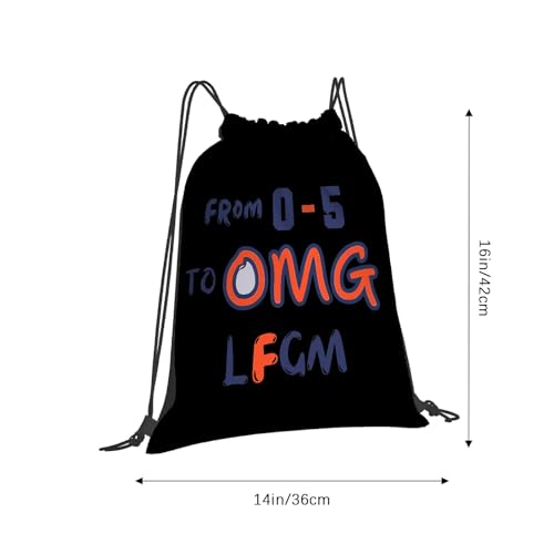 Funny From 0-5 To OMGS LFGM Ready For October-Mets drawstring bags sports drawstring bag small drawstring bag2
